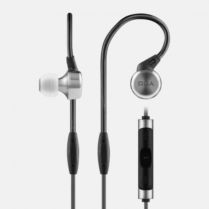 Headset RHA MA750i (Apple) Black/Grey