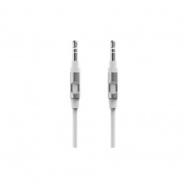 Auxiliary cable 1.2mt Monster jack White/Grey