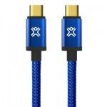 Premium reversible ballistic cable USB-C to USB-A