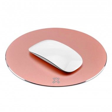 Round aluminum mouse pad
