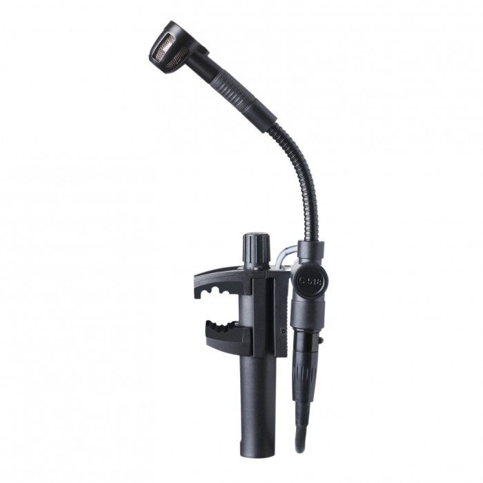 Clip-on microphone for XLR drums & percussion