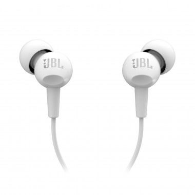 White JBL C100 SIU Earphones