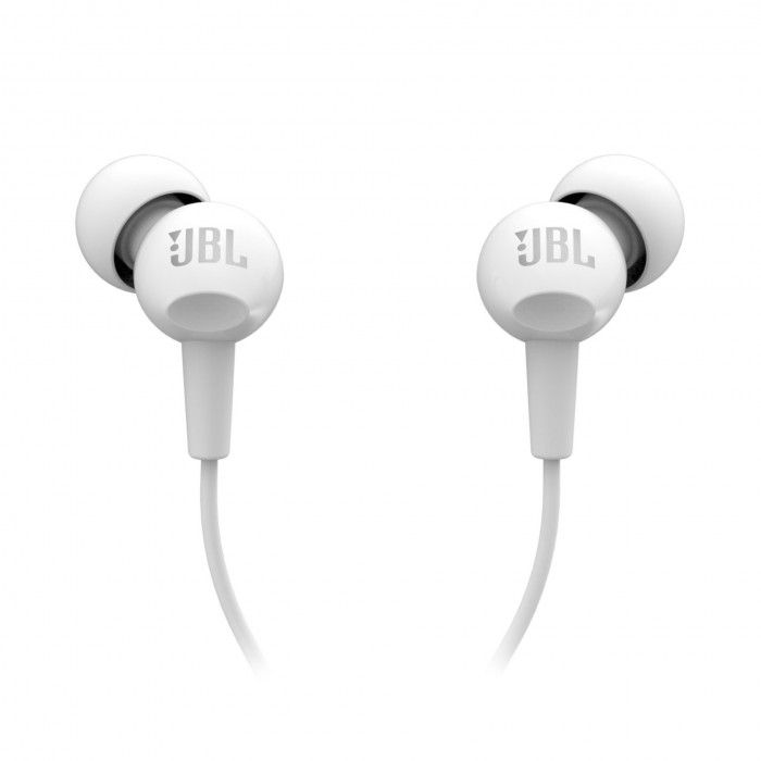 White JBL C100 SIU Earphones